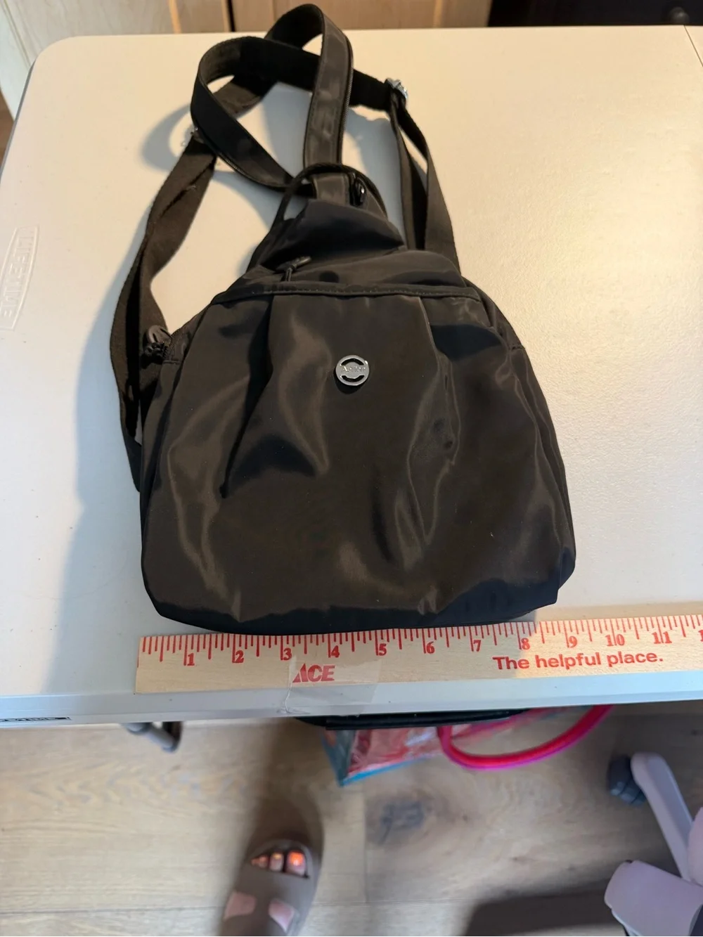 Black Sling Crossbody Bag